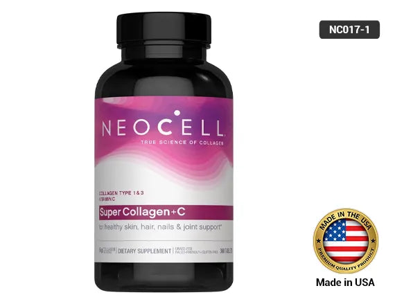 NeoCell Super Collagen + Vitamin C Type 1 & 3 - 360 Tablets for Skin, Hair, Nails, and Joint Support